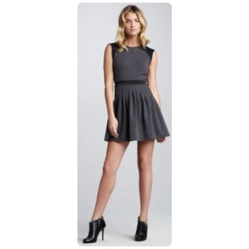Rebecca Taylor Gray Sleeveless Dress